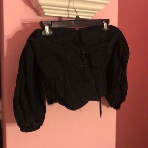 Zara black top corset